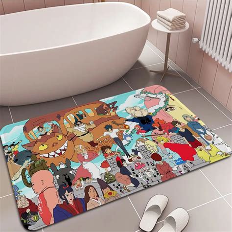 Paillasson A X Cm Totoro Studio Ghibli Tapis De Sol Chambre