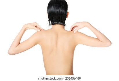 Rear View Beautiful Nude Woman Perfect Stock Photo Shutterstock