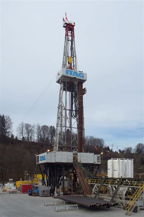 St Gallen Geothermal Drilling With This Drill Tower Ita… Flickr