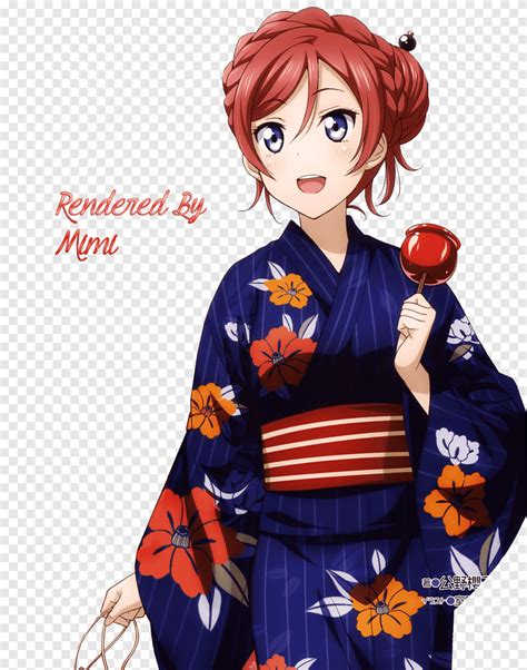 Maki Nishikino Anime Kavaii Graphy Anime Manga Kimono Png Pngegg