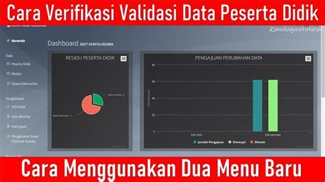 Vervalpdnew Cara Menggunakan Menu Baru Validasi Data Peserta Didik