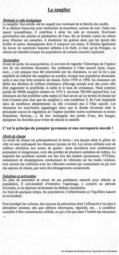 Les Chasseurs Et La Régulation Des Sangliers Des Hommes Et Des Animaux