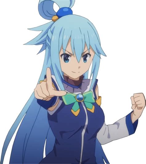 Aqua Konosuba Render 5 By Animerendersss On Deviantart