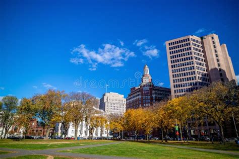 New Haven City Downtown Skyline Cityscape Of Connecticut Usa Stock