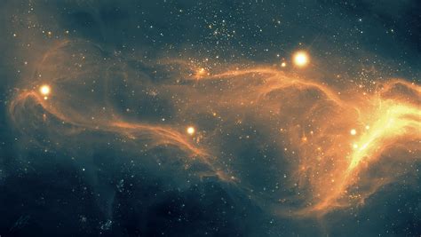 Stellar Dreams: A Sci-Fi HD Wallpaper of Space