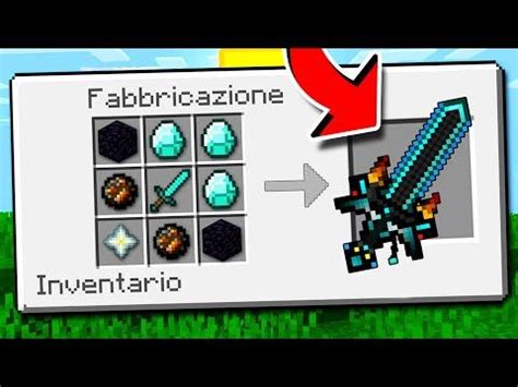 HO CREATO LA SPADA PIÚ FORTE DI MINECRAFT ITA YouTube Artigianato