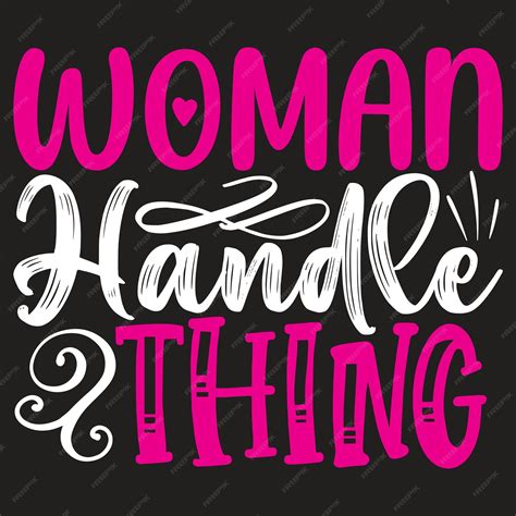 Premium Vector A Black And Pink Poster With A Quote From Woman Hand