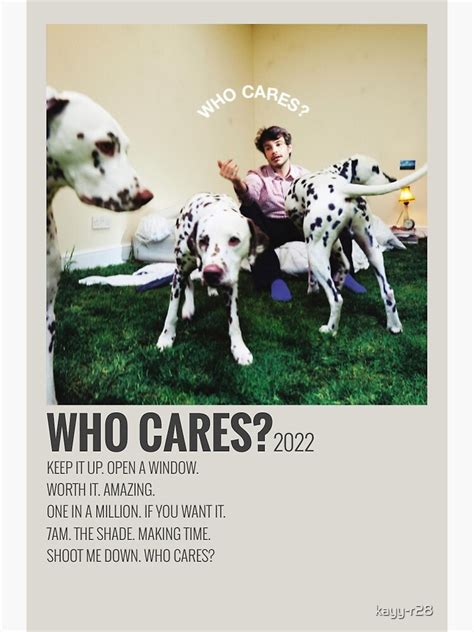 Rex Orange County Posters Rex Orange County Who Cares Album Poster Poster Rb2307 ®rex