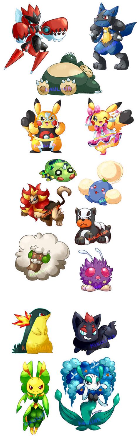 Bunch Of Random Pokemon 2 By Kikulina On Deviantart