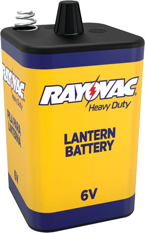 Rayovacr 944r Heavy Duty 6 Volt Lantern Battery With Spring Terminals Amazonca Sports