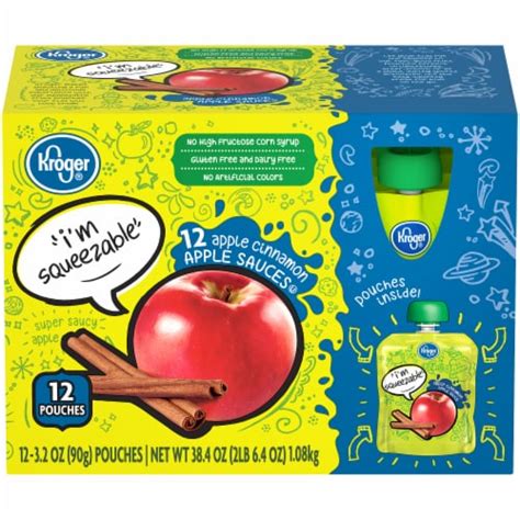 Kroger® Apple Cinnamon Applesauce Pouches 12 Ct 3 2 Oz Kroger