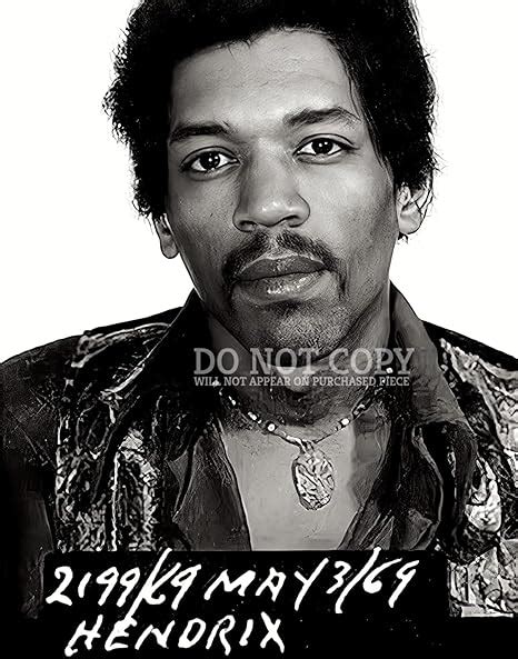 Amazon Jimi Hendrix Mugshot Photograph X Magnificent