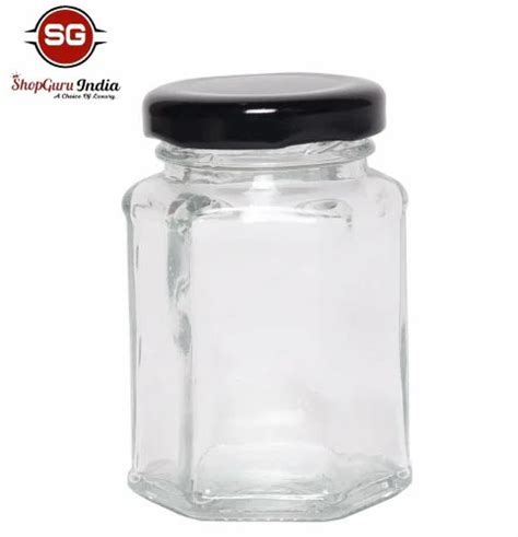 45 Ml Hexagonal Glass Jar Without Cap For Food Storage At Rs 3 75 Piece In Firozabad