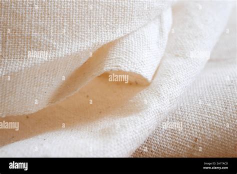 White Calico Fabric Cloth Background Texture Stock Photo Alamy