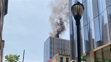 Video Shows Explosion During Blaze On Top Of Center City Philadelphia High Rise Fire Now Under