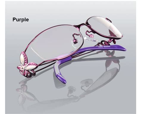 Women S Eyeglasses Butterfly Alloy Elegant Glasses Frame Vintage Optic Fuzweb