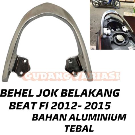 Jual Behel Begel Jok Belakang Motor Honda Beat Fi 2012 2015 Crome Di