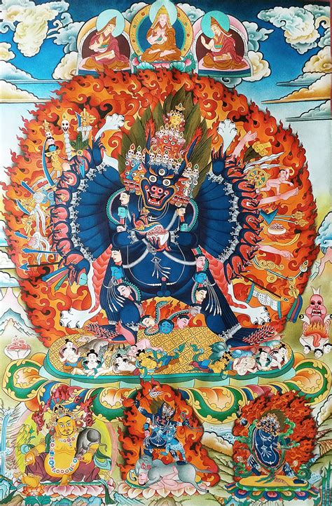 Vajrabhairava Thangka Painting