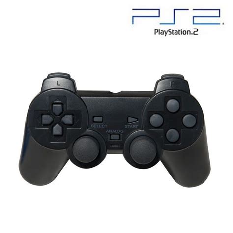 Ps2 Controller Black For Playstation 2 Playstation Video Game