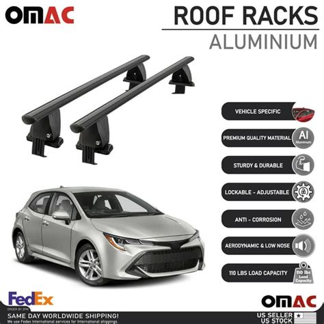 Fits Toyota Corolla Hatchback 2019 2022 Smooth Roof Rack Cross Bar