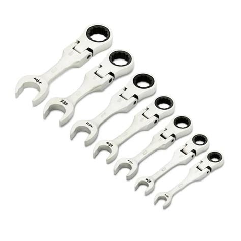 Gearwrench Tooth Point Sae Stubby Flex Ratcheting Combination