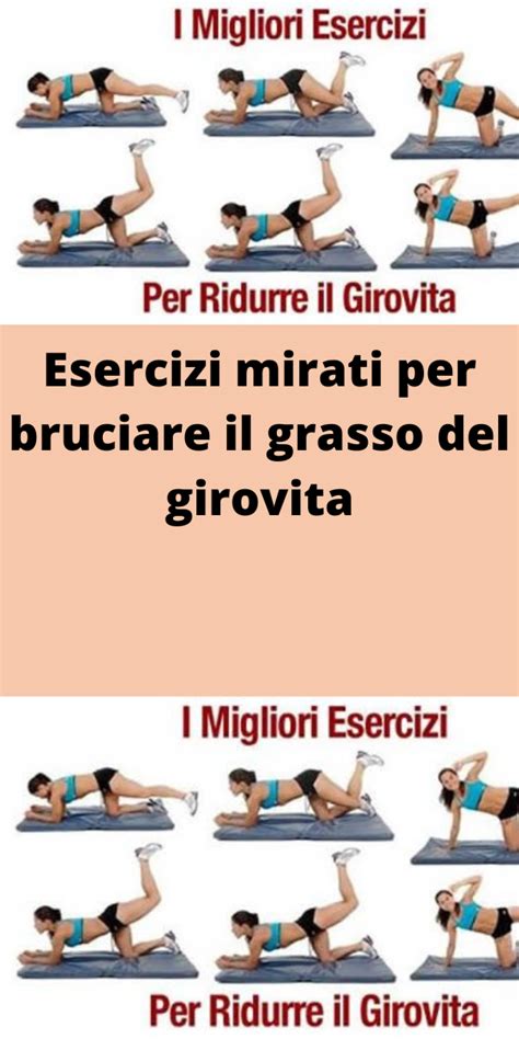 Esercizi Mirati Per Bruciare Il Grasso Del Girovita Artofit