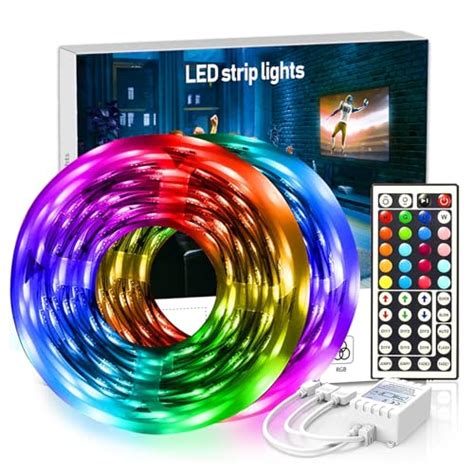 DAYBETTER Led Strip Lights 32 8 Ft RGB Color Changing Lights Want It All