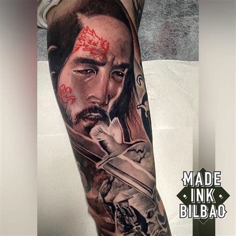 Tatuaje Samurai Biceps Made Ink Bilbao