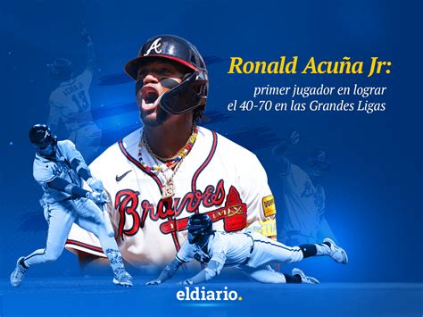 Ronald Acuña Jr primer jugador en lograr el 40 70 en la MLB