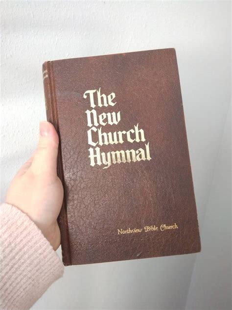 The New Church Hymnal Vintage Hymn Book From 1970s Etsy