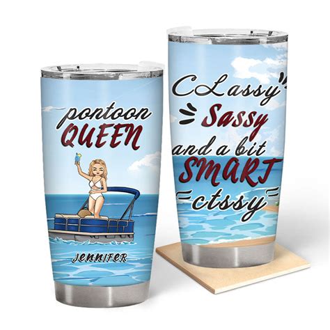 Pontoon Queen Classy Sassy Pontoon Boat Ts Personalized Custom Thesunnyzone