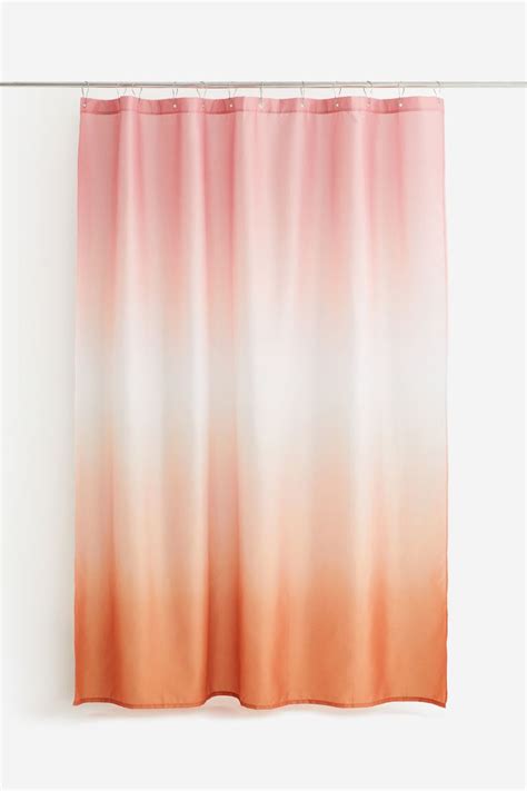 Ombre Shower Curtain Orange Ombre Home All Handm Us