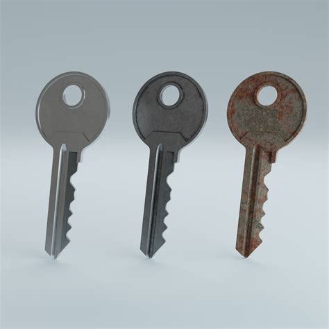 3D Key 1 Model - TurboSquid 1989114
