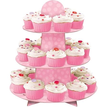 Présentoir Gâteau Carton 3 Supports Présentoir à Cupcakes Tour D