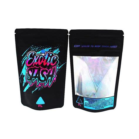 Custom Bag Packaging Premium Box Uv Printing Holographic Label Zipper