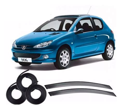 Peugeot 206 Borracha Vedação Porta 2 E 4 Portas Acessórios para