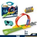 Set De Pista De Curse Hot Wheels Constructor DIY Set De Masini De