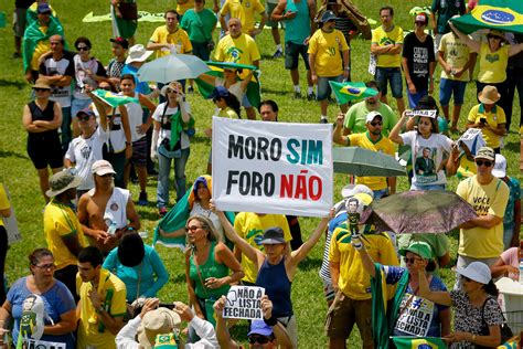 Veja Fotos Da Manifesta O Em Favor Da Lava Jato Em Bras Lia