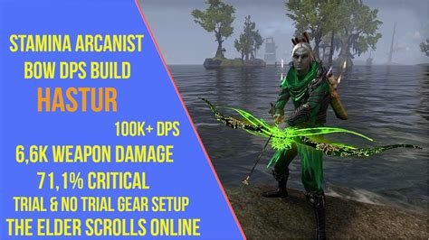 Stamina Arcanist Bow DPS Build ESO ArzyeLBuilds