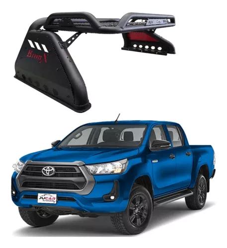 Roll Bar Bronx Negro C Canastilla Toyota Hilux 2015 2023 Cuotas Sin