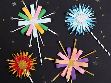 Vuurwerk Knutselen Mooi Vuurwerk Van Papier Om Te Maken Met Kinderen