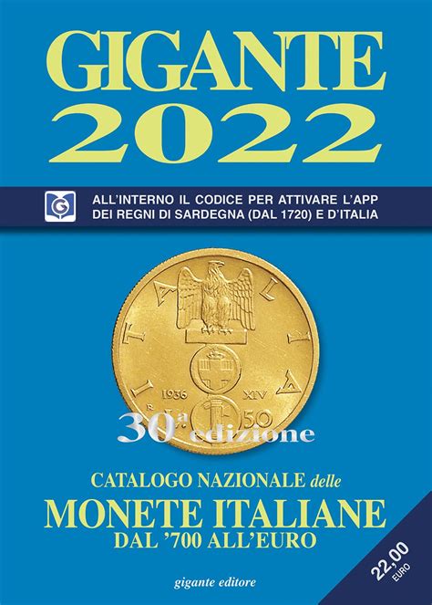 Amazon It Gigante 2022 Catalogo Nazionale Delle Monete Italiane Dal