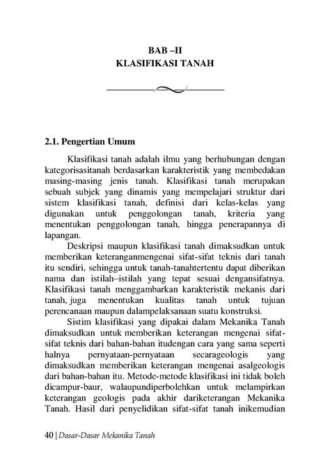 Naskah Buku Dasar Dasar Mekanika Tanah Teknik Sipil Batas Cair Batas