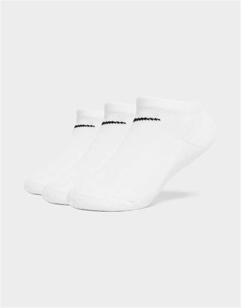 Nike 3 Pack Invisible Calze Junior In Bianco Jd Sports