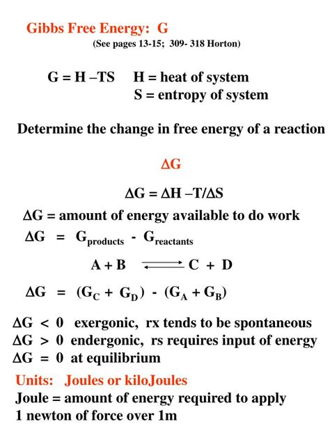 Units Of Gibbs Free Energy Change Lemonwho