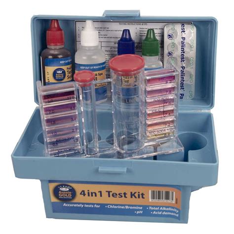 Pool Spa Test Kit In Bromide Chlorine Solution Reagents Epools