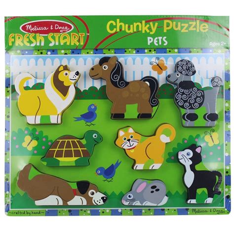 Melissa And Doug Chunky Puzzle Pets Pieces Ages