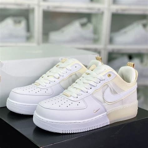 Nike Airforce 1 React Double Swoosh White (Master Quality) - FootHunk