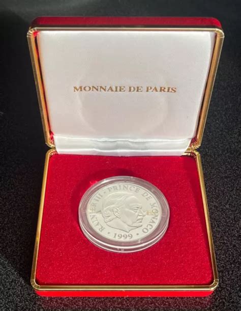 Monaco M Daille Me Anniversaire De Rainier Iii Argent Eur