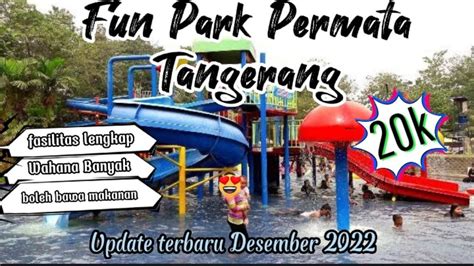 Kolam Renang Fun Park Permata Regensi Tangerang Kolam Renang Murah